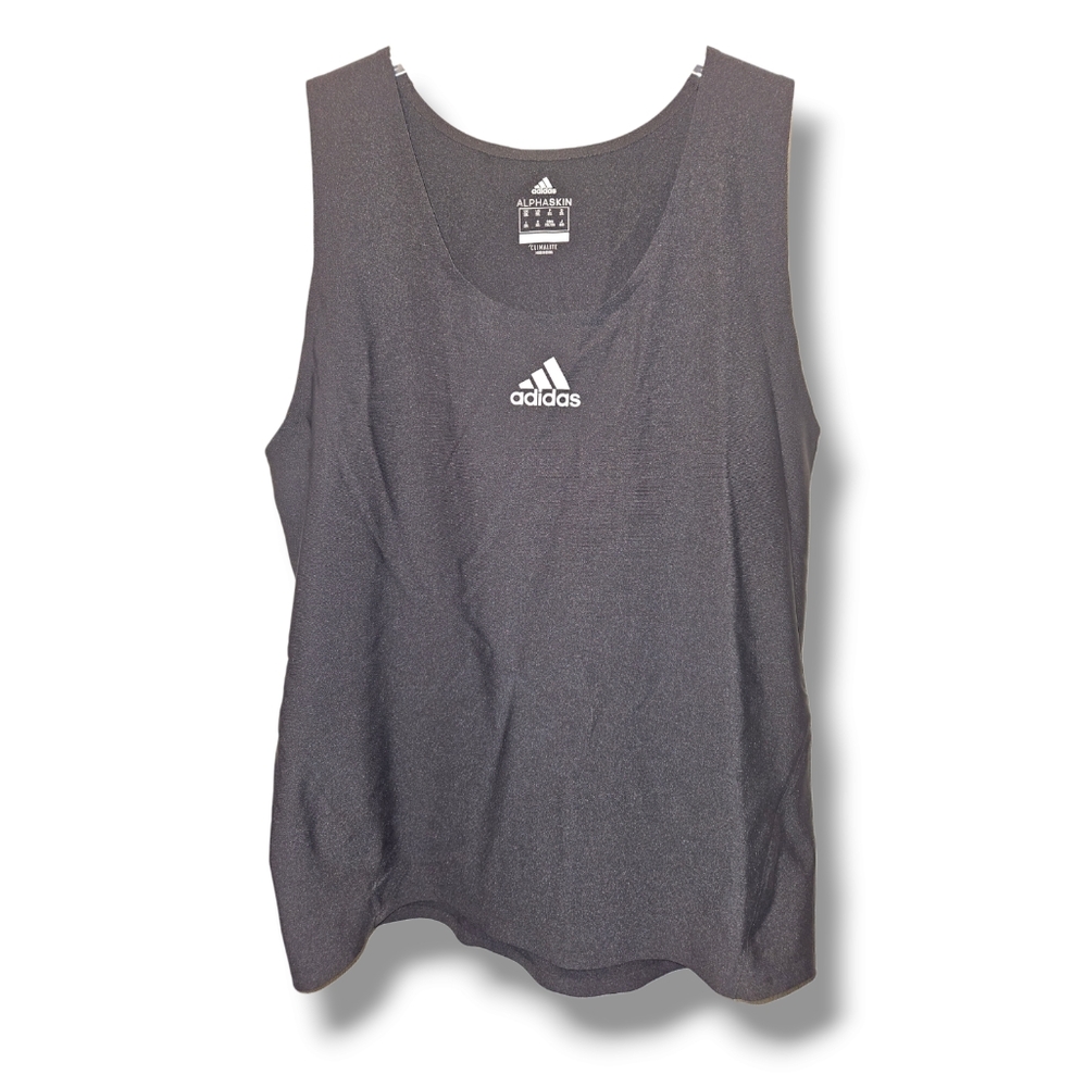 adidas Alphaskin Climalite Black Workout Tank, 2XL